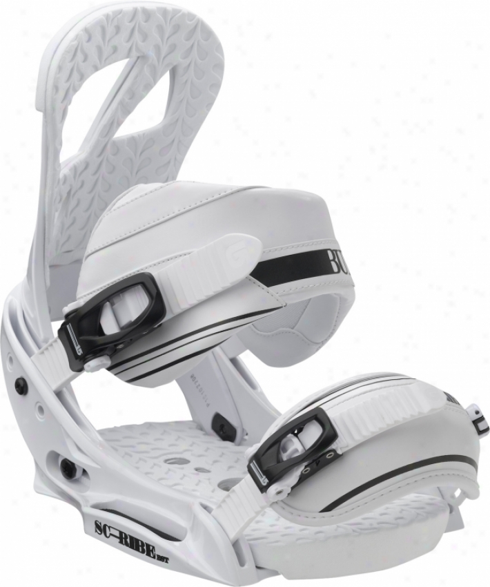 Burtton Scribe Est Snowboard Bindings White