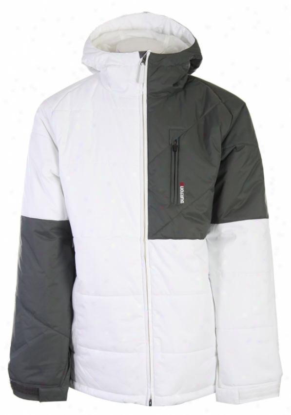 Burton Shakedown Snowboard Jacket Bright White/blotto Grey