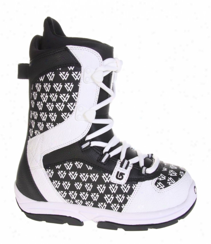 Burton Shaun White Smalls Snowboard Boots White/black