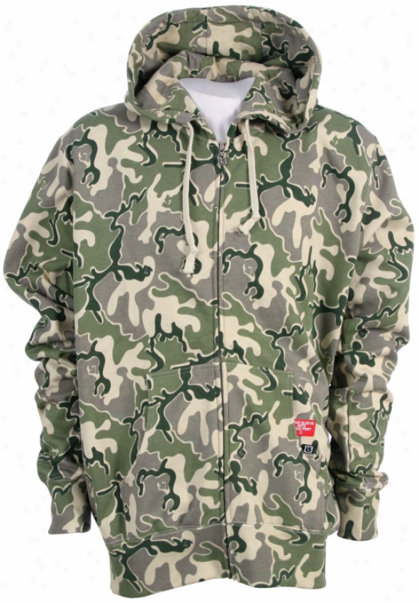 Burton Sightings Zip Hoodie Camo