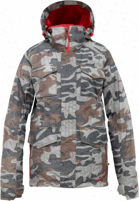 Burton Skylar Goretex Snowboard Jacket Gamo Print