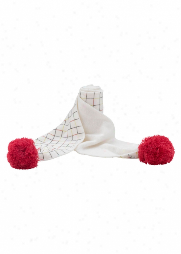 Burton Smolder Scarf Bright White