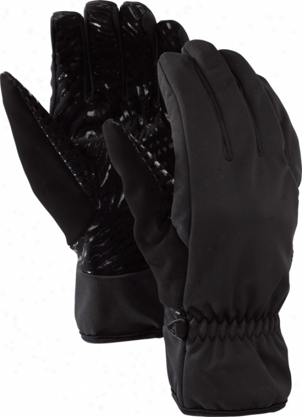 Burton Softshell Liner Snowboard Gloves True Black