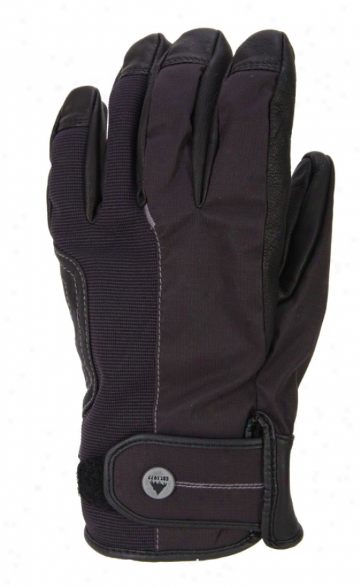 Burton Stwple Leather Piipe Snowboard Gloves True Black