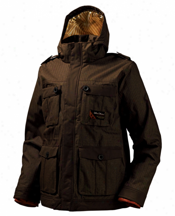 Burton Sw Heavens Reward Snowboard Jacket Roasted Brown