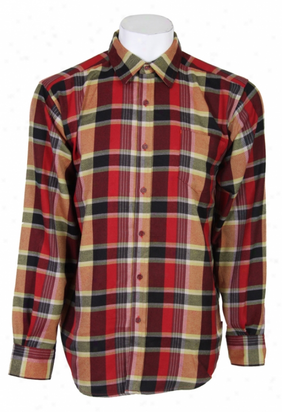 Burton Tech Flannel Shirt Redical Metro Pld