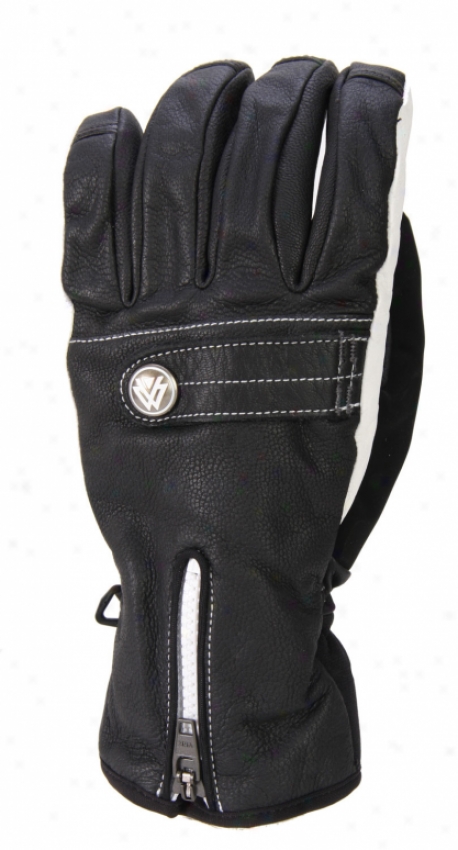 Burton The White Collection Snowboard Gloves True Black