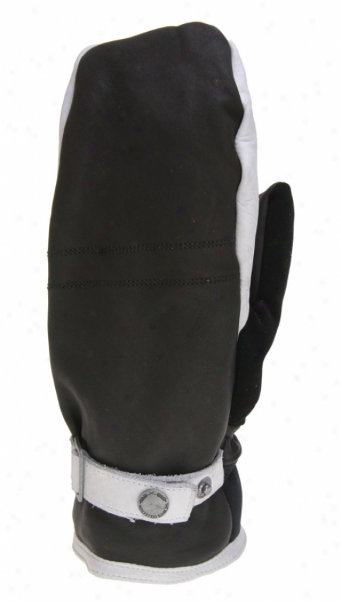 Burton The White Collection Snowboard Mitts True Black