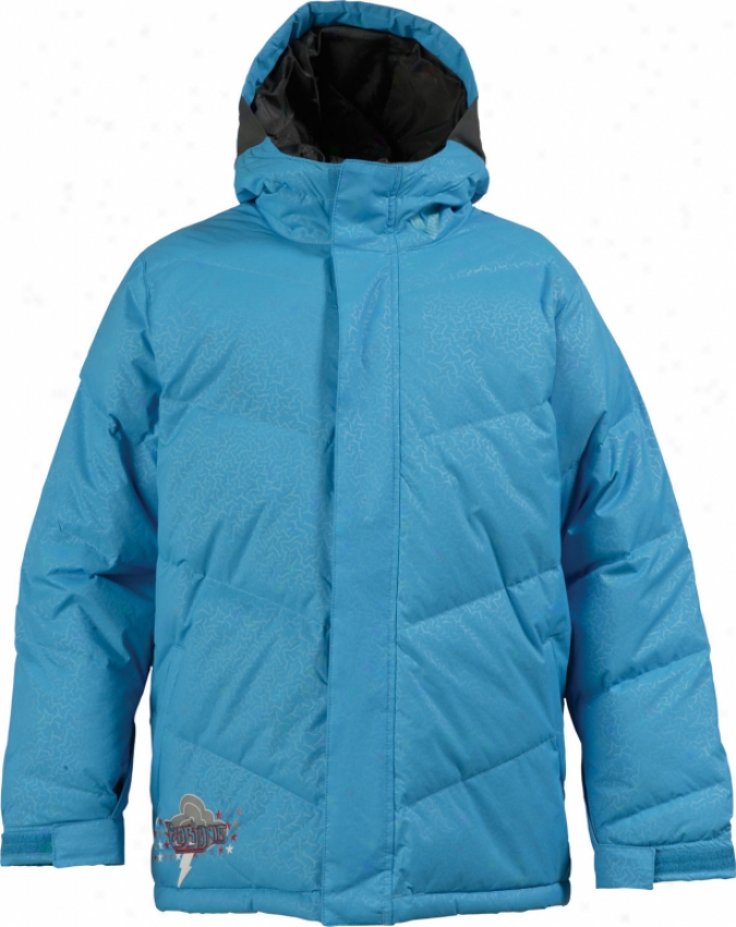 Burton Throw Down Snowboard Jacket Electric Blue