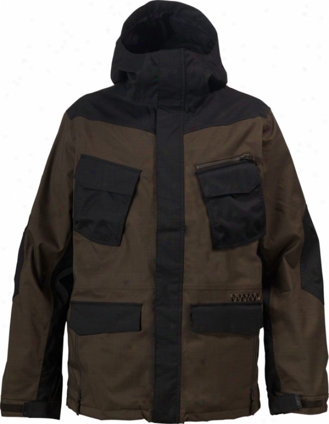 Burton Traction Snowboard Jacket Black/havana