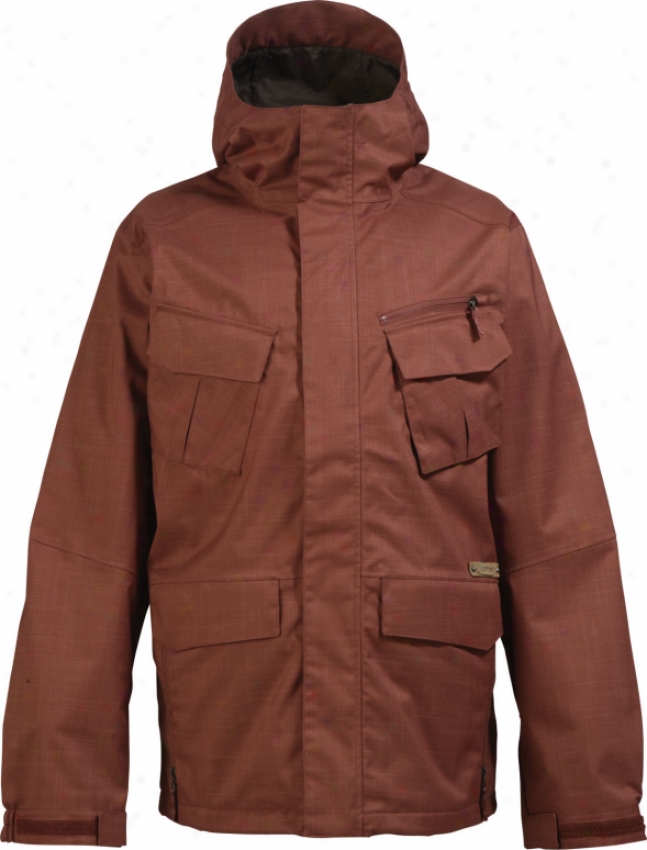 Burton Traction Snowboard Jacket Ox Blood