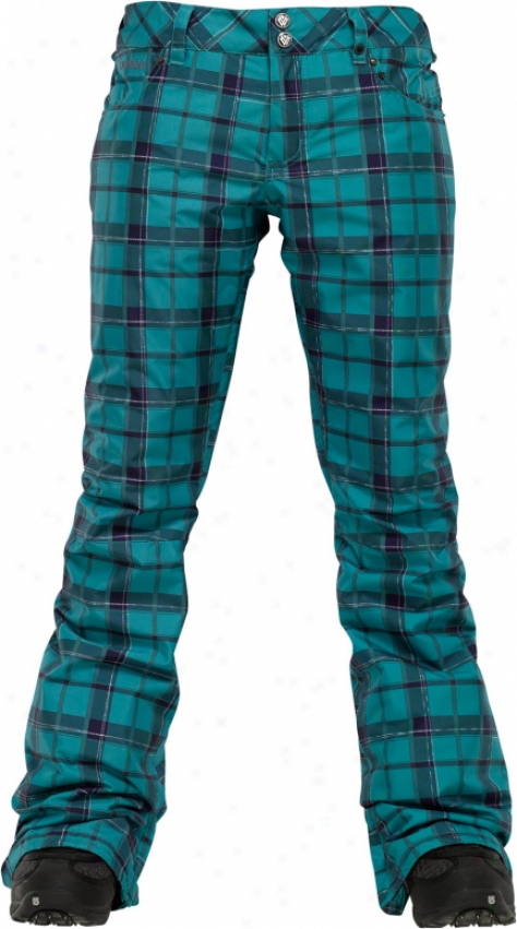 Burton Twc Candy Snowboard Pants Siren Shift Plaid