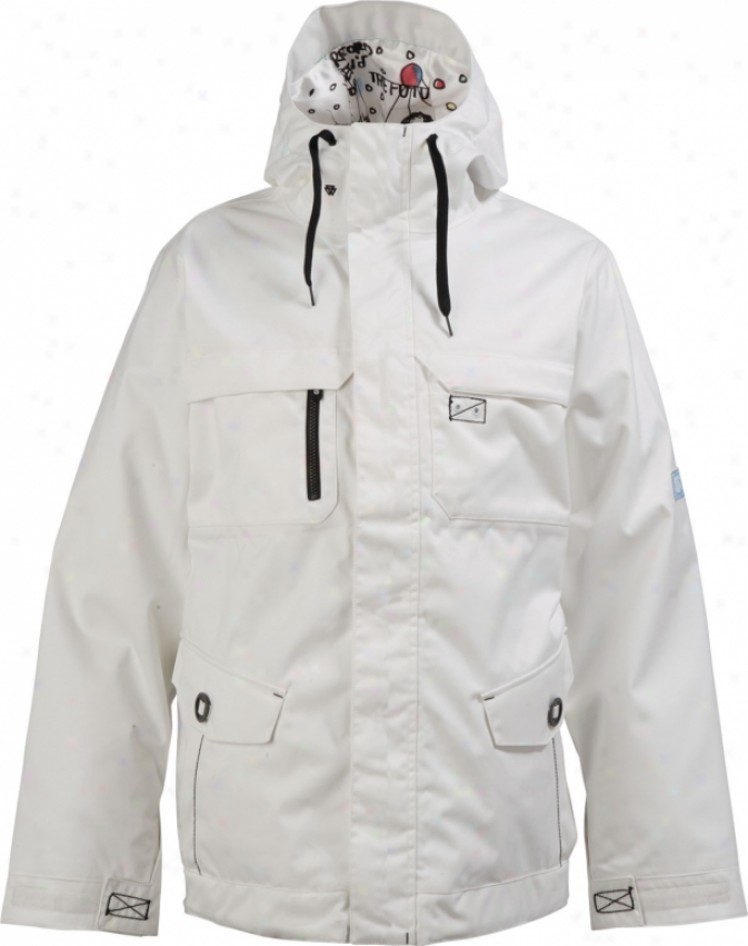 Burton Twc Division Snowboard Jacket Auspicious White