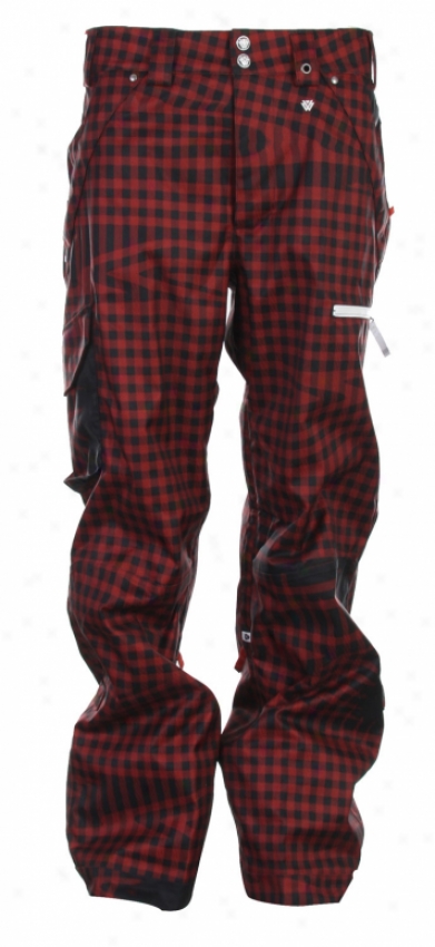 Burton Twv Division Snowboard Pants Factory Red