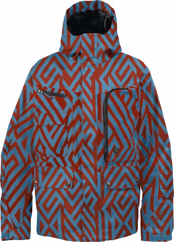 Burton Twc Indelicate Exposure Snowboard Jacket Argon Diamond