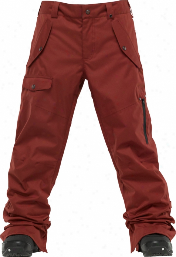 Burton Twc Indecent Exposure Snowboard Pants Biking Red