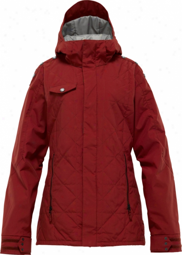 Burton Twc Man Eater Snowboard Jacket Bikimg Red