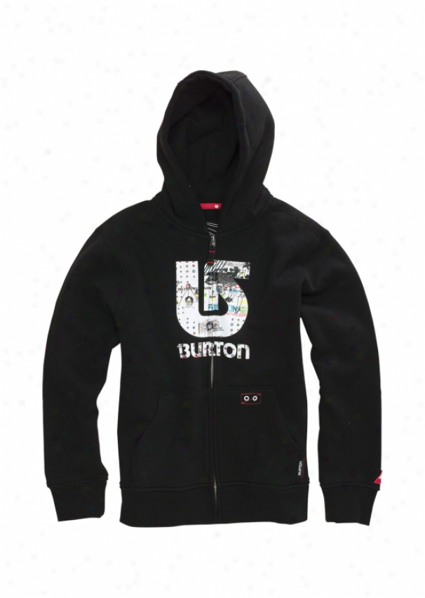 Burton Twc Manic Fuli Zip Hoodie True Black