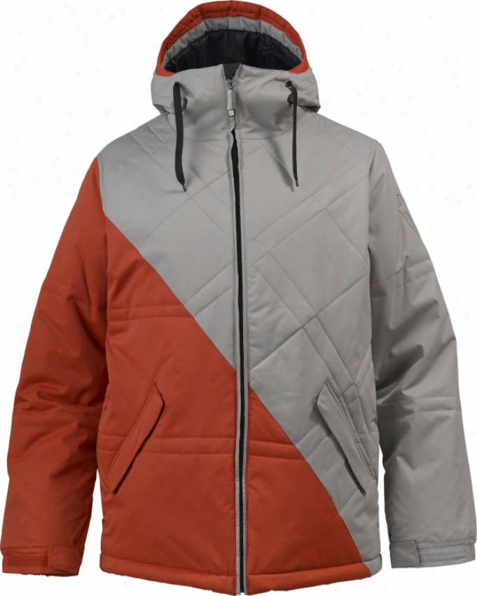 Burton Twc Pufalufagus Snowboard Jacket Hydrant/iron Grey
