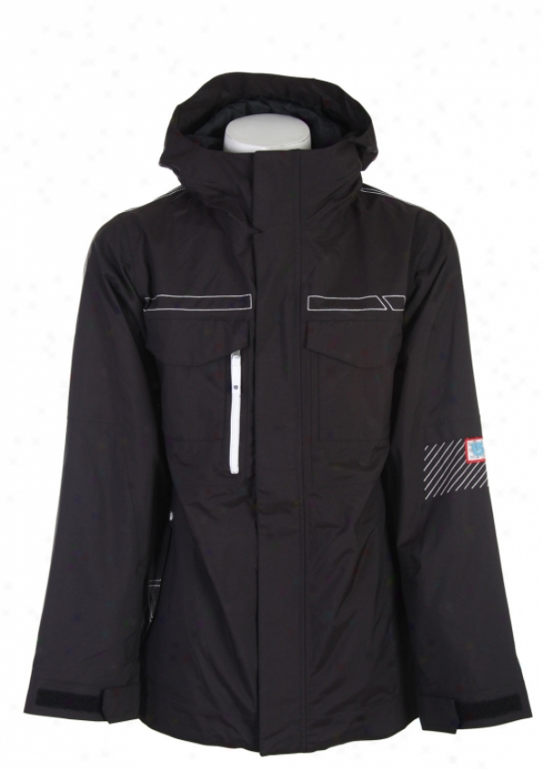 Burton Twc Trasnmission Snowboard Jacket True Black