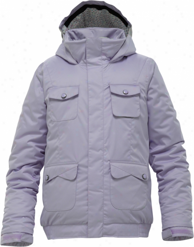 Burton Twine Bomber Snowboard Jacket Amethyst