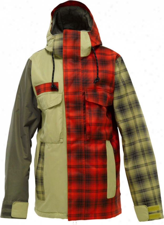 Burton Uptown Snowboard Jacket Burnout Colorblock