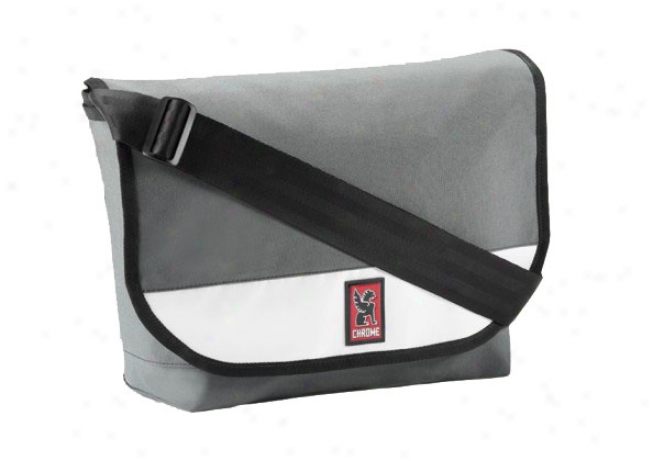 Chrome Classic Messenger Bag Grey/white