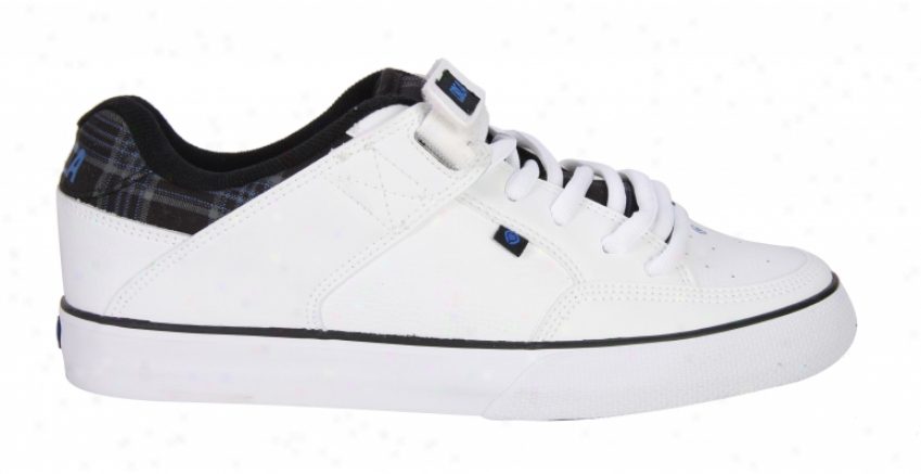 Circa 205 Vulc Skate Shoes White/white/blue Pld