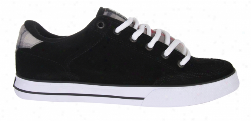 Circa Al50 Skate Shoes Black/grey/plaid