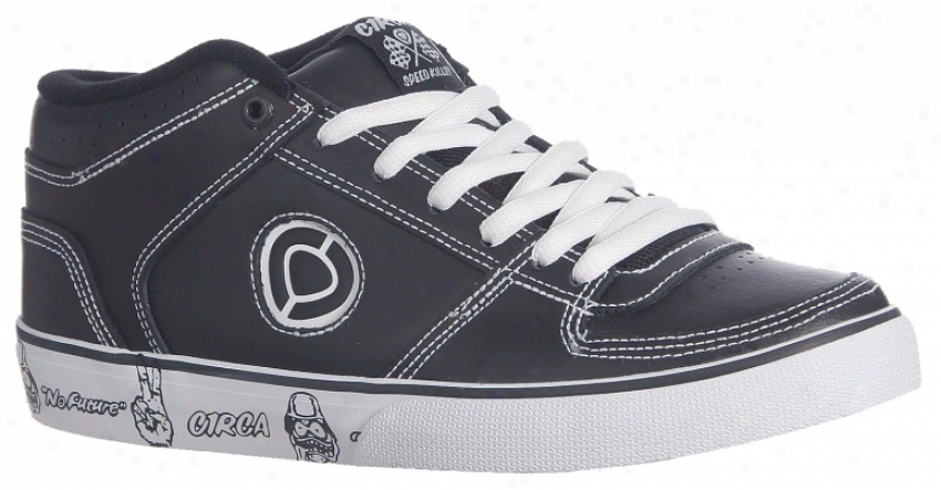 Circa Allie Cobra Shoes Black/white/no Future