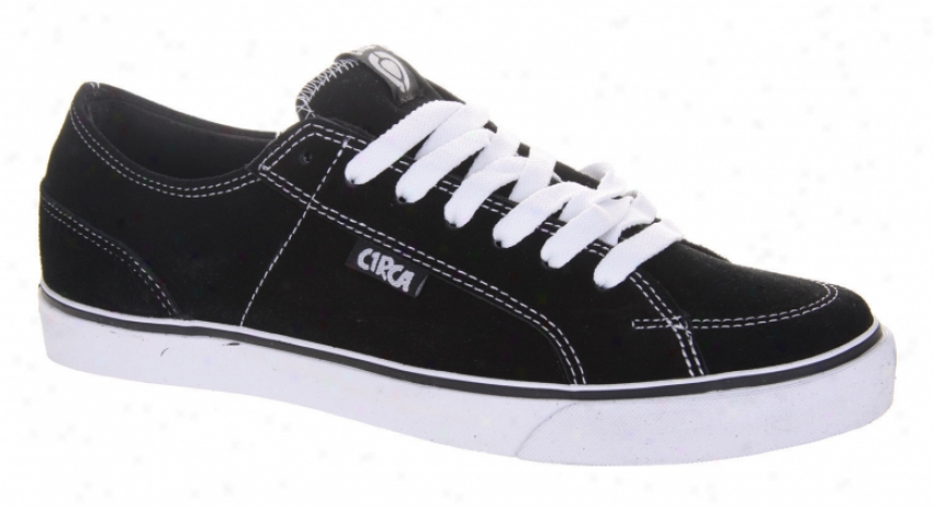 Circa Easy Ryder Skate Shoes Black/white