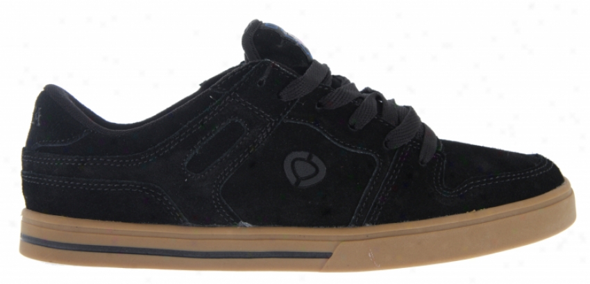 Circa Gallant Skate Shoes Black/sk6diver/gum