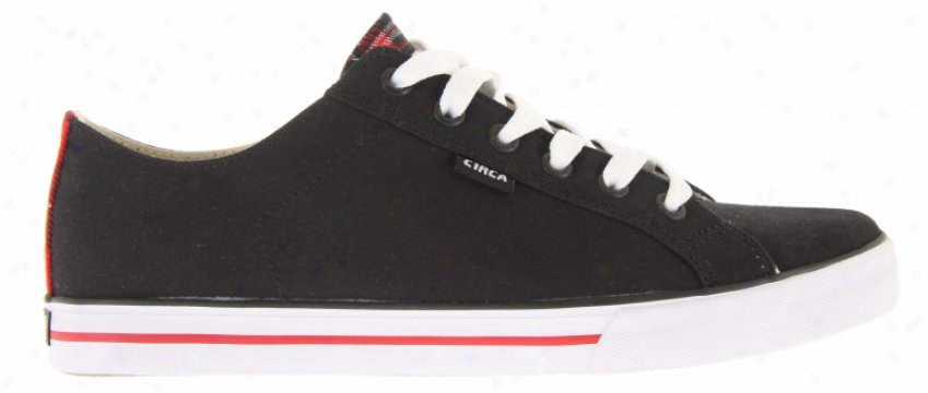 Circa Made of ~ Slim Skate Shoes Black/aurora/black Plaid