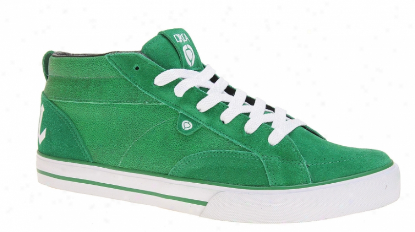 Circa Hatchet Skate Shoes Green/white