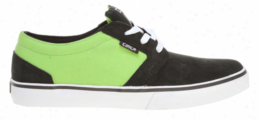 Circa Hesh Skate Shoeq Black/green Flash