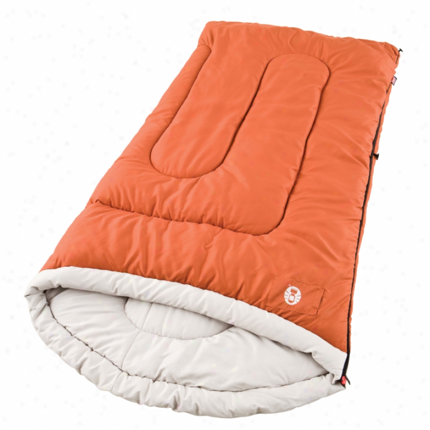 Coleman Sabine Tall Cold Weather Sleeping Bag Rust