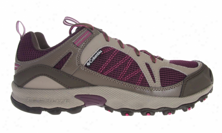 Columbia Switchback Low Hiking Shoes Black Cherry/fushia