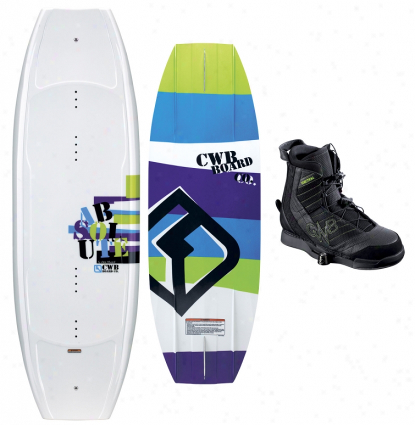 Cwb Absolute Wakeboard 141 W/ Faction Bindings Blem