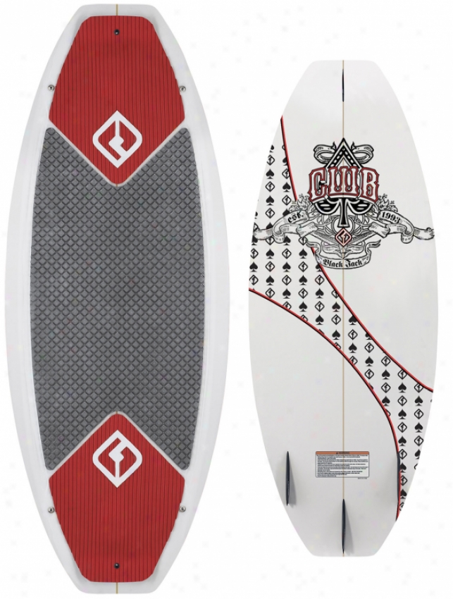 Cwb Blackjack Wakesurf Board 52 W/ Fins