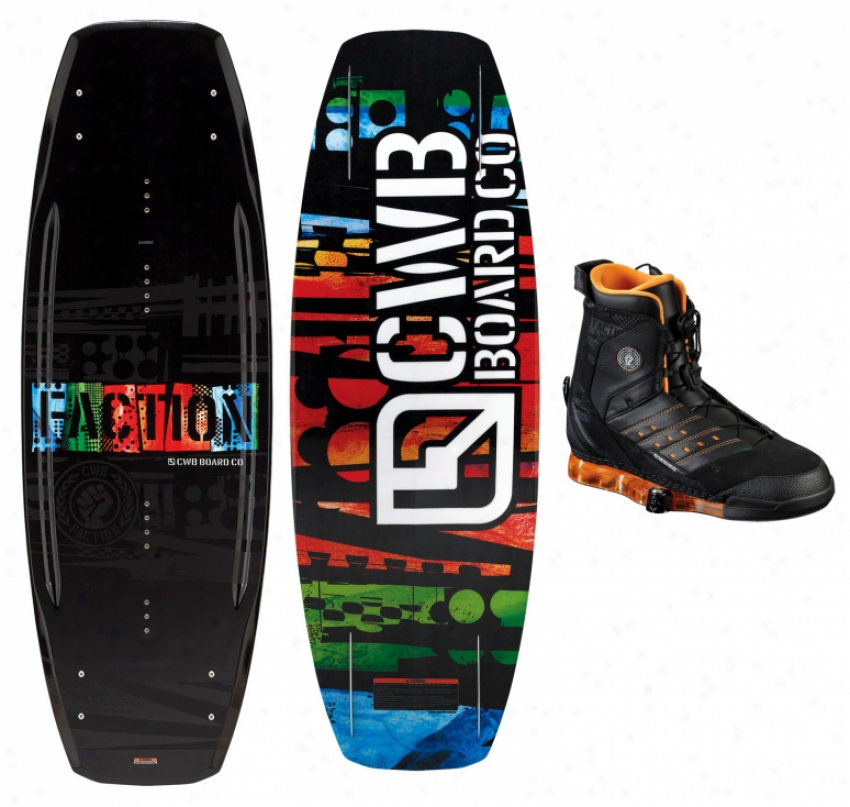 Cwb Faction Wakeboard 138 W/ Faction Bindings