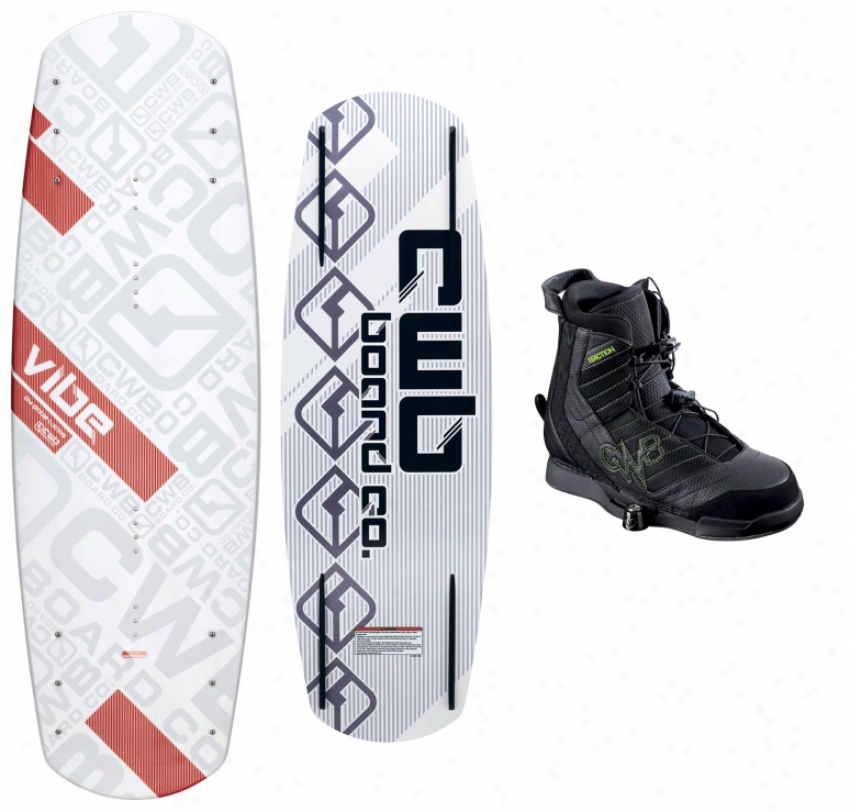 Cwb Vibe Wakeboard 142 W/ Faction Bindings Blem