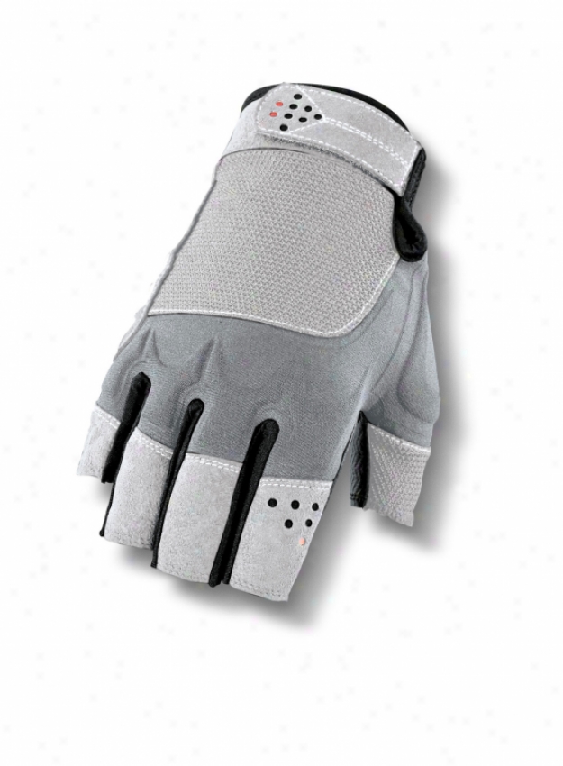 Dskine Half Finger Sailing Gloves White