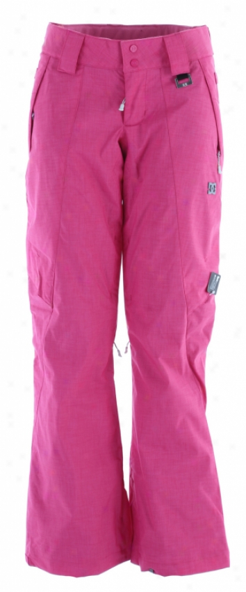 Dc Particle Snowboard Pants Crazy Pink