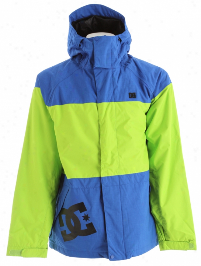Dc Amo Snowboard Jacket Lime Green/olympian Blue