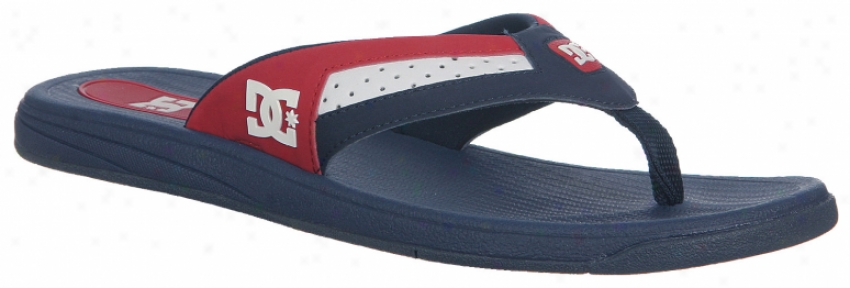 Dc Cabo Sandals Navy/red