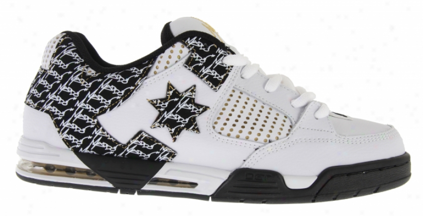 Df Command Robbie Maddison Skate Shoes White/black/gold