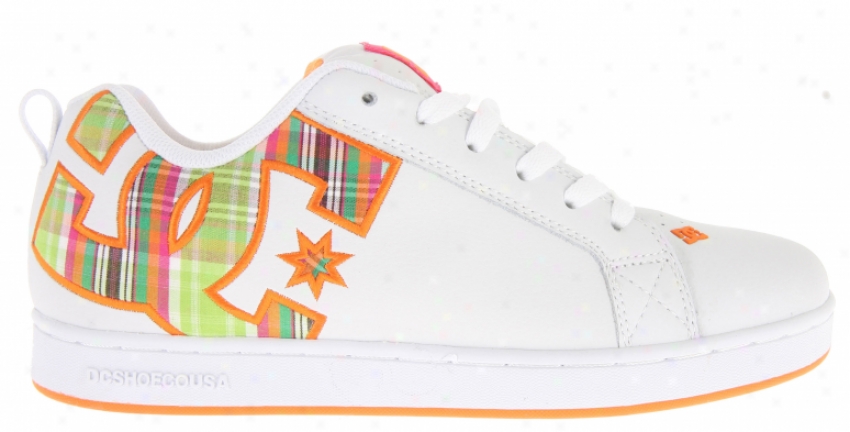 Dc Ckurt Graffik Se Skate Shoes White/citrus/plqud