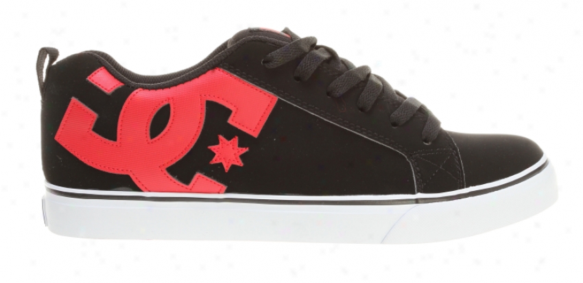 Dc Court Vulc Skate Shoes Black/athletic Red