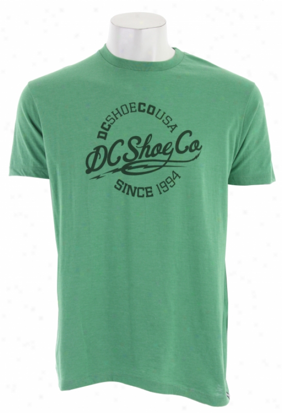 Dc Dejon S/s 50/50 T-shirt Kelly Heather