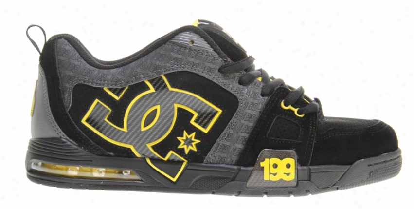 Dc Frenzy Tp Skate Shoes Black/yellow